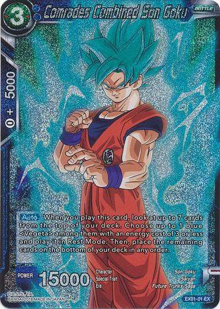 Comrades Combined Son Goku (Foil) (EX01-01) [Mighty Heroes] - La Boîte Mystère ( The Mystery Box)