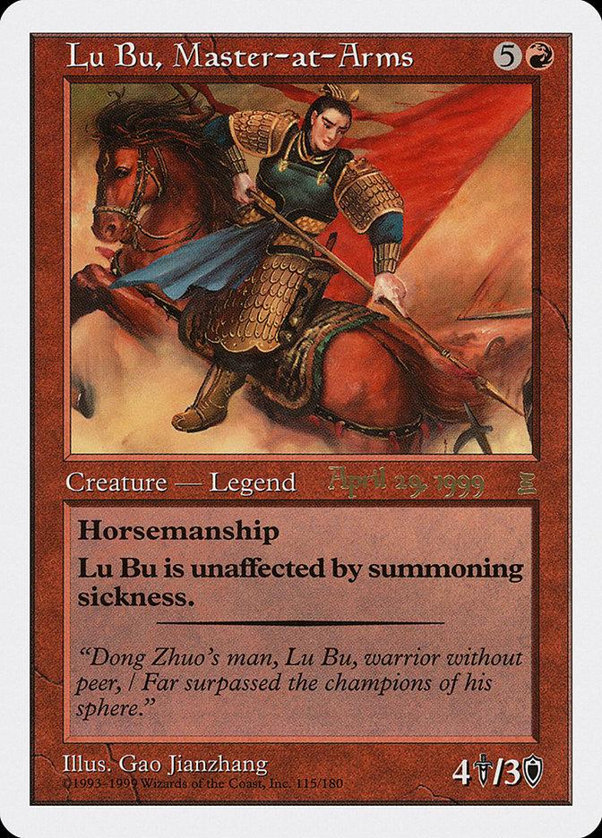 Lu Bu, Master-at-Arms (April 29, 1999) [Portal Three Kingdoms Promos] - La Boîte Mystère ( The Mystery Box)