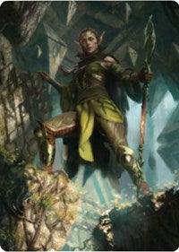 Nissa of Shadowed Boughs 1 Art Card [Zendikar Rising Art Series] - La Boîte Mystère ( The Mystery Box)