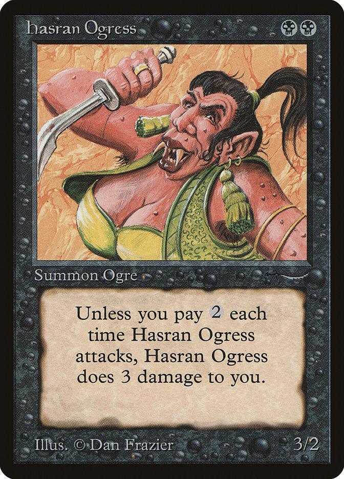 Hasran Ogress (Light Mana Cost) [Arabian Nights] - La Boîte Mystère ( The Mystery Box)