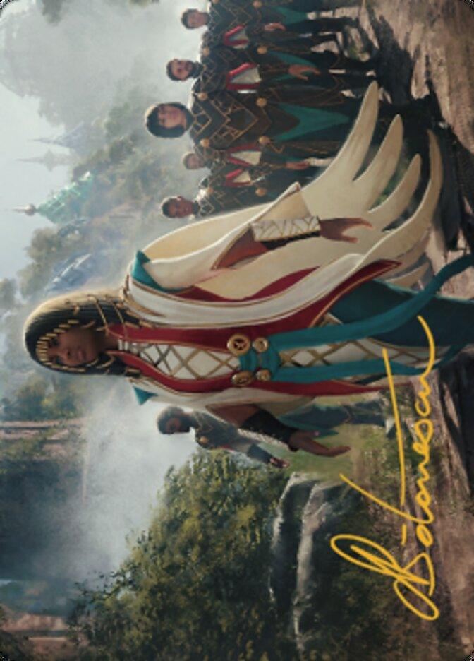 Queen Kayla bin-Kroog Art Card (Gold-Stamped Signature) [The Brothers' War Art Series] - La Boîte Mystère ( The Mystery Box)