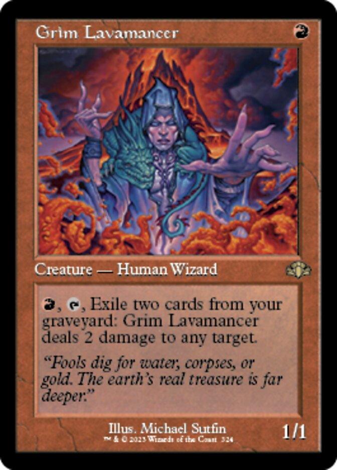 Grim Lavamancer (Retro) [Dominaria Remastered] - La Boîte Mystère ( The Mystery Box)
