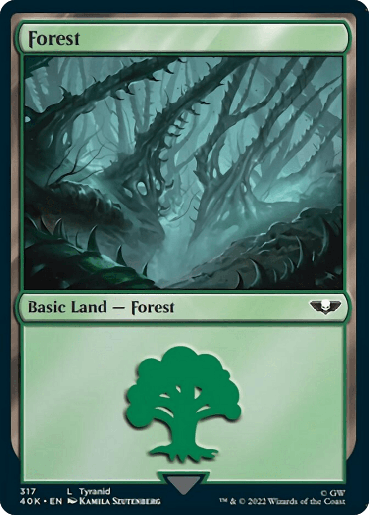 Forest (317) [Universes Beyond: Warhammer 40,000] - La Boîte Mystère ( The Mystery Box)
