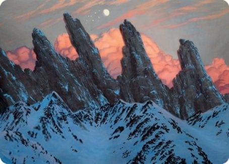 Mountain (275) Art Card [Dungeons & Dragons: Adventures in the Forgotten Realms Art Series] - La Boîte Mystère ( The Mystery Box)