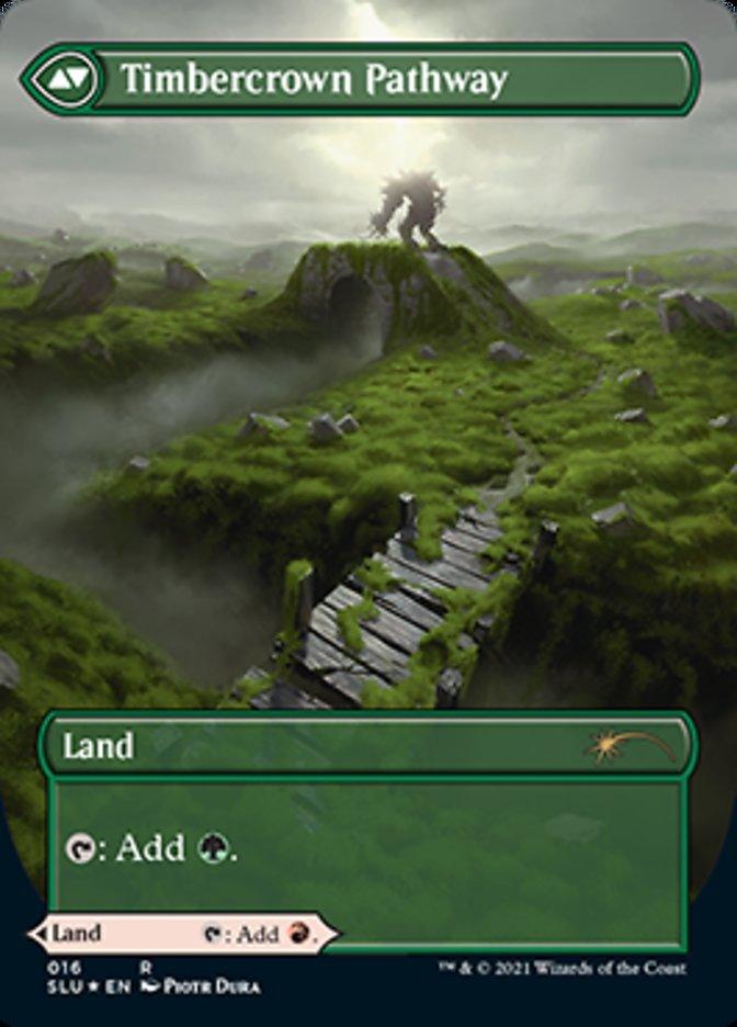 Cragcrown Pathway // Timbercrown Pathway (Borderless) [Secret Lair: Ultimate Edition 2] - La Boîte Mystère ( The Mystery Box)