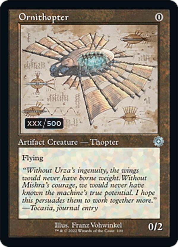 Ornithopter (Retro Schematic) (Serial Numbered) [The Brothers' War Retro Artifacts] - La Boîte Mystère ( The Mystery Box)