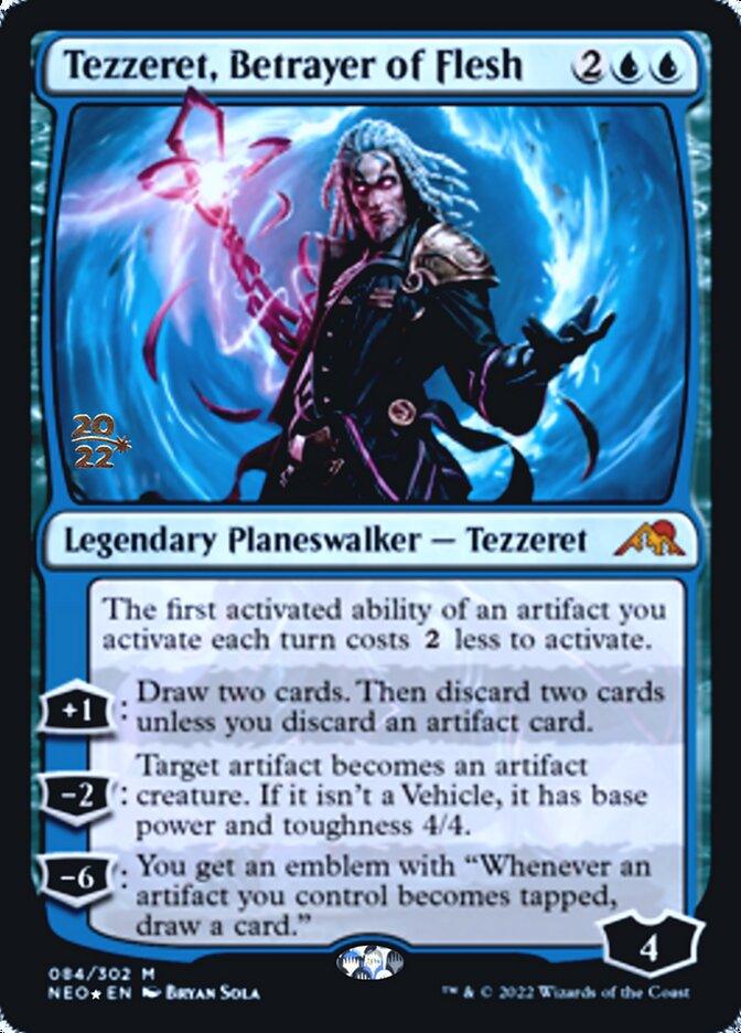 Tezzeret, Betrayer of Flesh [Kamigawa: Neon Dynasty Prerelease Promos] - La Boîte Mystère ( The Mystery Box)