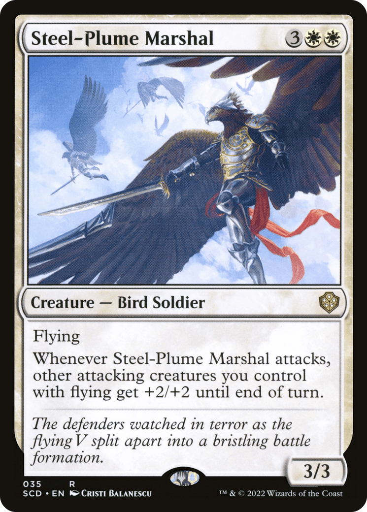 Steel-Plume Marshal [Starter Commander Decks] - La Boîte Mystère ( The Mystery Box)