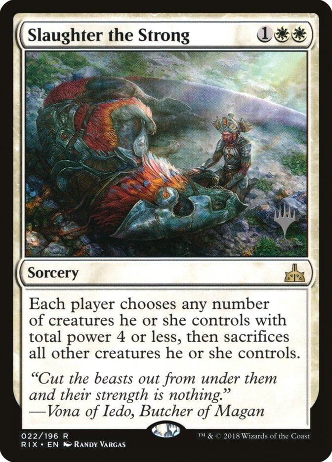 Slaughter the Strong (Promo Pack) [Rivals of Ixalan Promos] - La Boîte Mystère ( The Mystery Box)
