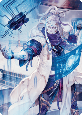 Tameshi, Reality Architect 2 Art Card [Kamigawa: Neon Dynasty Art Series] - La Boîte Mystère ( The Mystery Box)