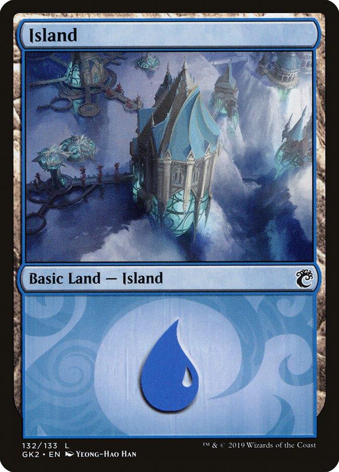 Island (132) [Ravnica Allegiance Guild Kit] - La Boîte Mystère ( The Mystery Box)