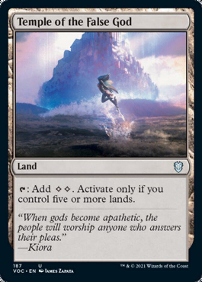 Temple of the False God [Innistrad: Crimson Vow Commander] - La Boîte Mystère ( The Mystery Box)