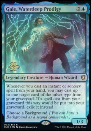 Gale, Waterdeep Prodigy [Commander Legends: Battle for Baldur's Gate Prerelease Promos] - La Boîte Mystère ( The Mystery Box)