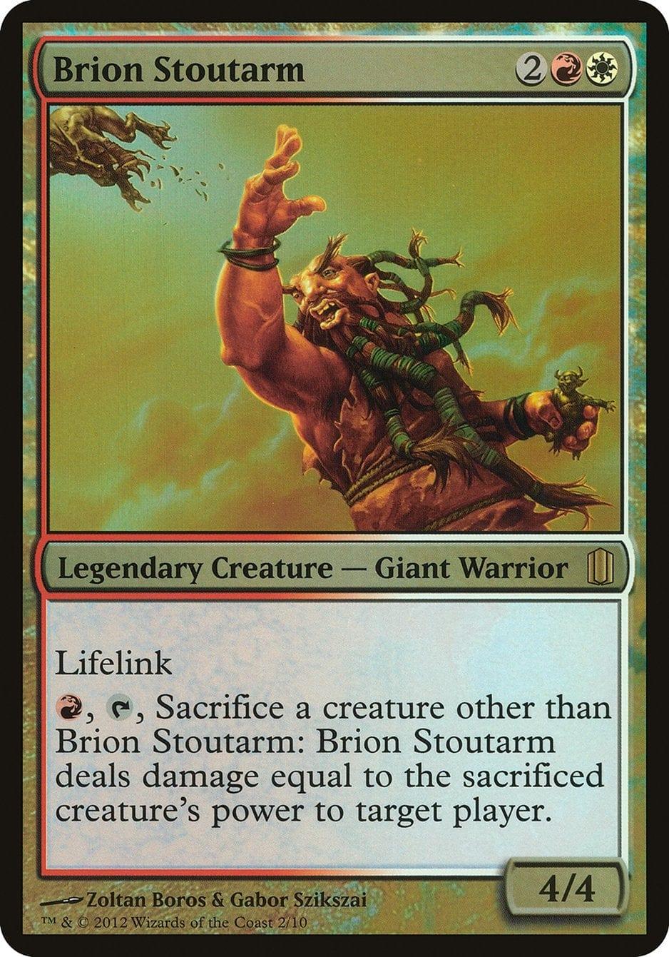 Brion Stoutarm (Oversized) [Commander's Arsenal Oversized] - La Boîte Mystère ( The Mystery Box)