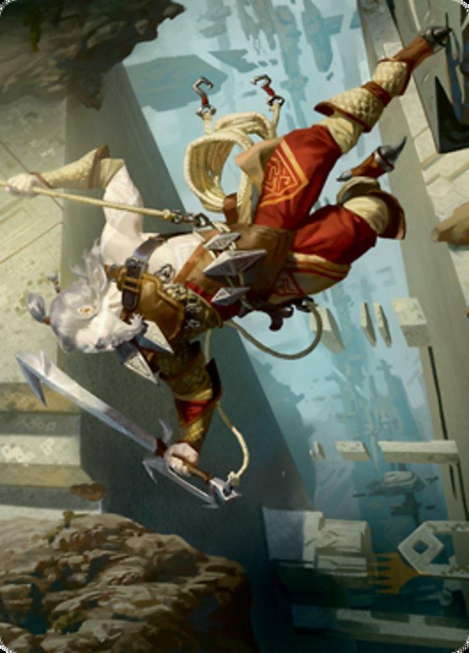 Cliffhaven Sell-Sword Art Card (Gold-Stamped Signature) [Zendikar Rising Art Series] - La Boîte Mystère ( The Mystery Box)