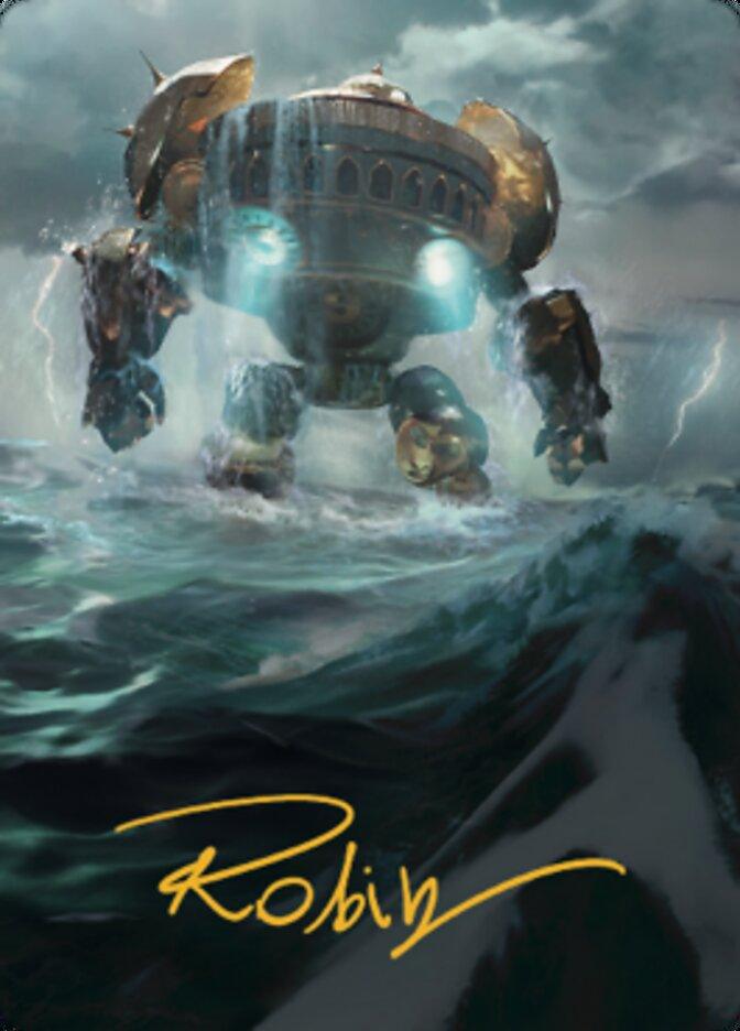Island Art Card (Gold-Stamped Signature) [The Brothers' War Art Series] - La Boîte Mystère ( The Mystery Box)