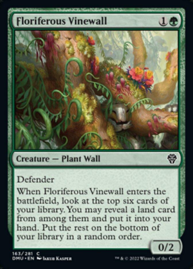 Floriferous Vinewall [Dominaria United] - La Boîte Mystère ( The Mystery Box)