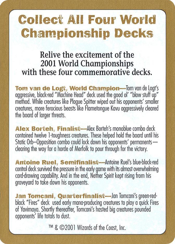 2001 World Championships Ad [World Championship Decks 2001] - La Boîte Mystère ( The Mystery Box)