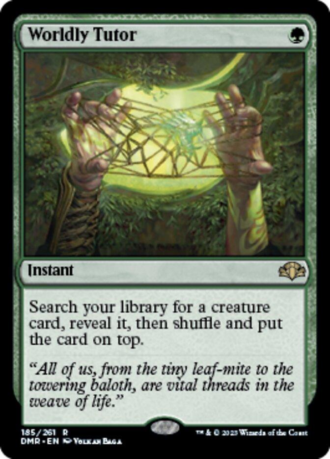 Worldly Tutor [Dominaria Remastered] - La Boîte Mystère ( The Mystery Box)