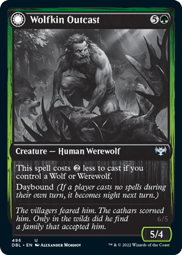 Wolfkin Outcast // Wedding Crasher [Innistrad: Double Feature] - La Boîte Mystère ( The Mystery Box)