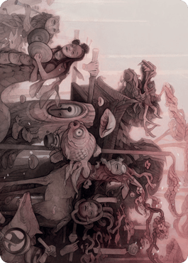 March of Burgeoning Life Art Card [Kamigawa: Neon Dynasty Art Series] - La Boîte Mystère ( The Mystery Box)