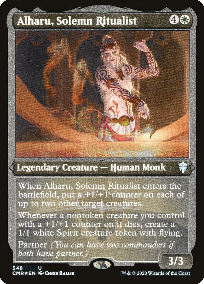 Alharu, Solemn Ritualist [Commander Legends Etched] - La Boîte Mystère ( The Mystery Box)