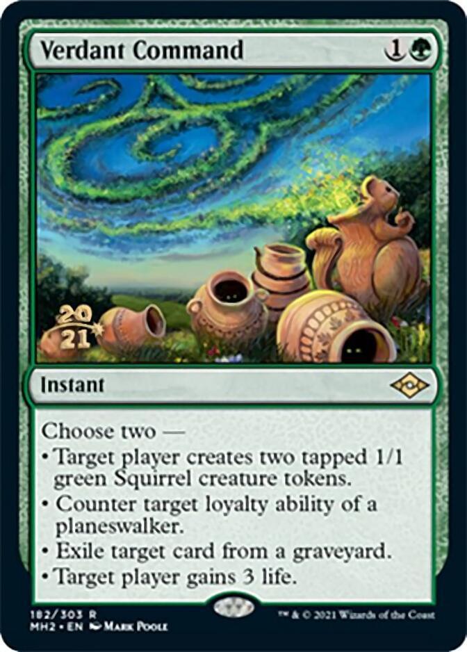Verdant Command [Modern Horizons 2 Prerelease Promos] - La Boîte Mystère ( The Mystery Box)