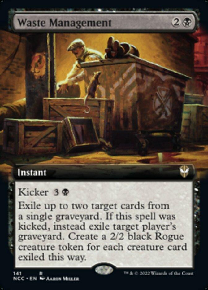 Waste Management (Extended Art) [Streets of New Capenna Commander] - La Boîte Mystère ( The Mystery Box)