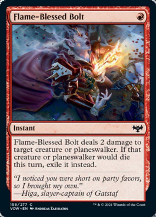 Flame-Blessed Bolt [Innistrad: Crimson Vow] - La Boîte Mystère ( The Mystery Box)