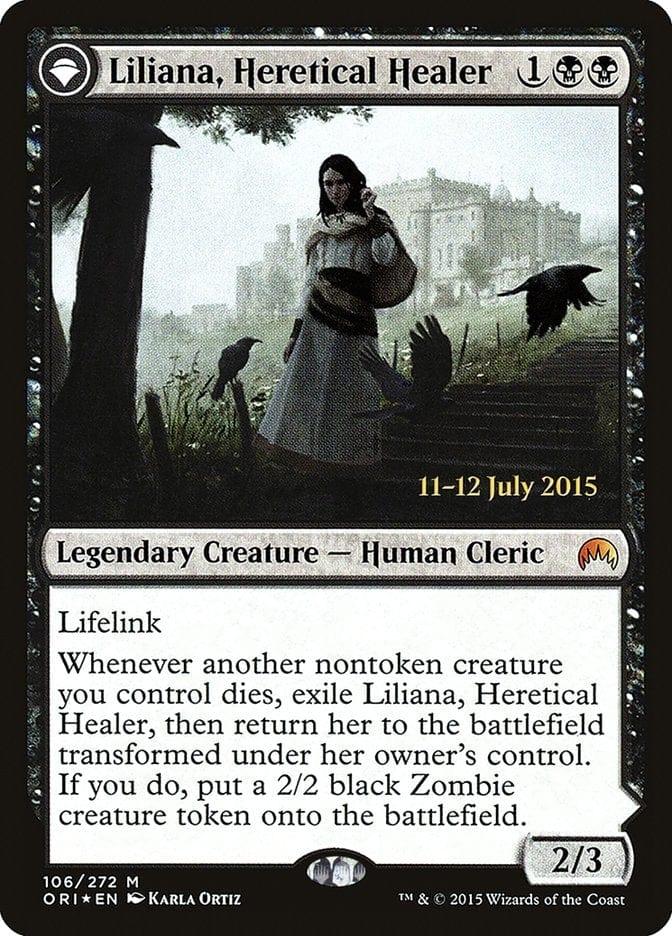 Liliana, Heretical Healer // Liliana, Defiant Necromancer [Magic Origins Prerelease Promos] - La Boîte Mystère ( The Mystery Box)
