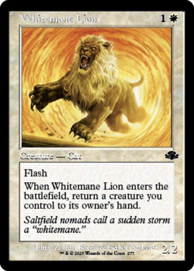 Whitemane Lion (Retro) [Dominaria Remastered] - La Boîte Mystère ( The Mystery Box)
