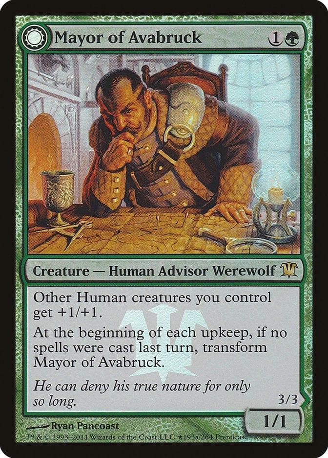 Mayor of Avabruck // Howlpack Alpha [Innistrad Prerelease Promos] - La Boîte Mystère ( The Mystery Box)