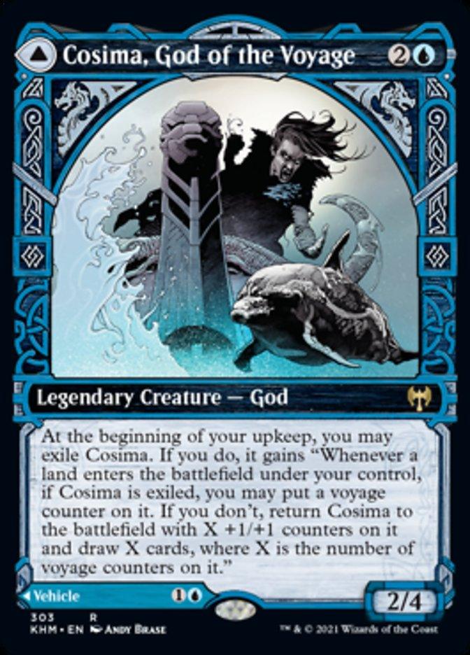 Cosima, God of the Voyage // The Omenkeel (Showcase) [Kaldheim] - La Boîte Mystère ( The Mystery Box)
