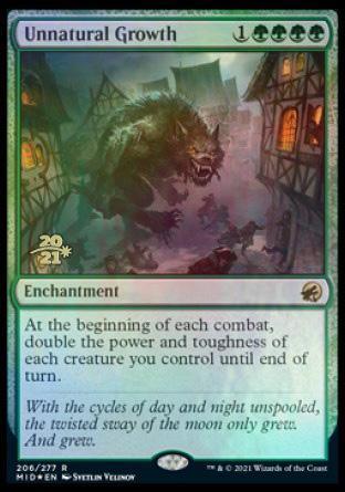 Unnatural Growth [Innistrad: Midnight Hunt Prerelease Promos] - La Boîte Mystère ( The Mystery Box)