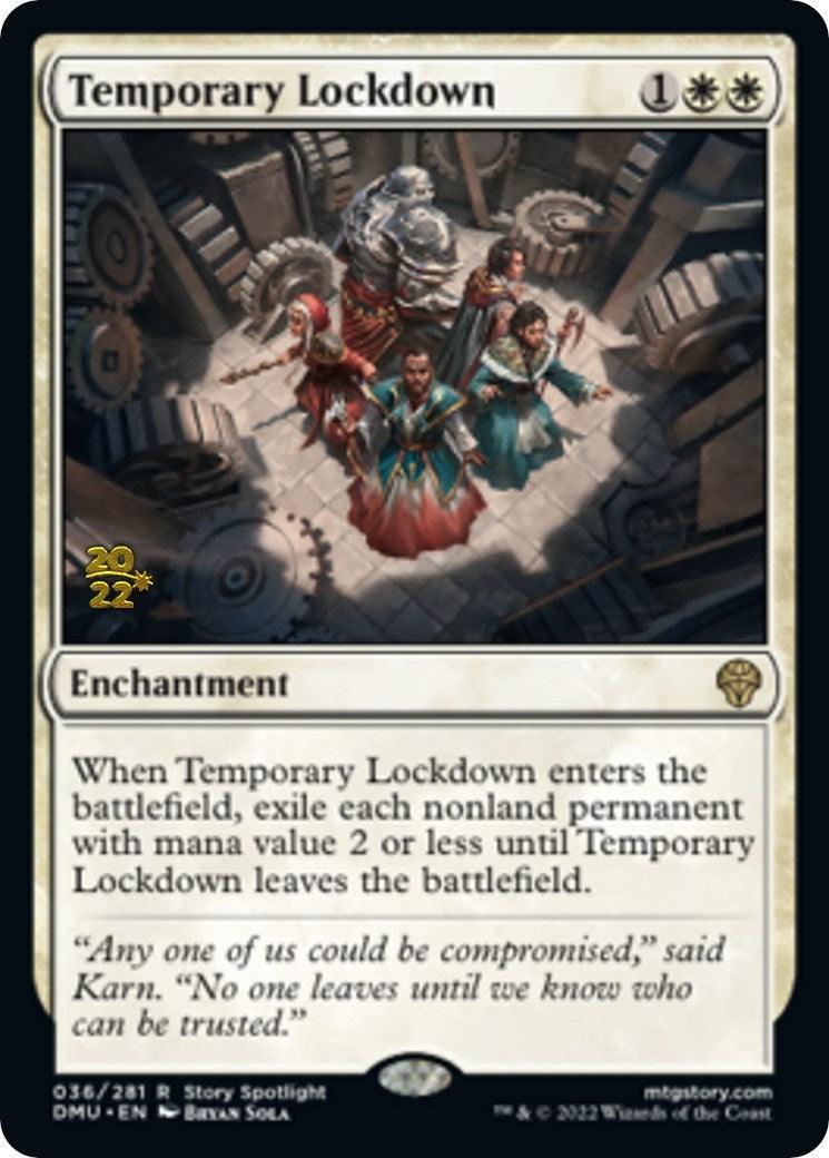 Temporary Lockdown [Dominaria United Prerelease Promos] - La Boîte Mystère ( The Mystery Box)
