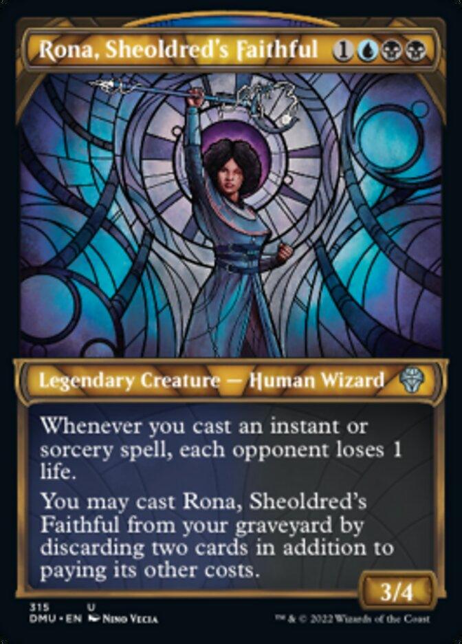 Rona, Sheoldred's Faithful (Showcase) [Dominaria United] - La Boîte Mystère ( The Mystery Box)