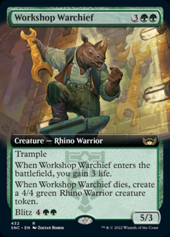Workshop Warchief (Extended Art) [Streets of New Capenna] - La Boîte Mystère ( The Mystery Box)