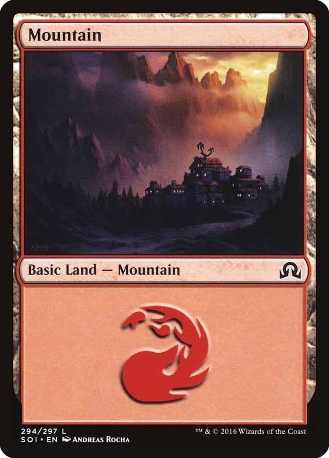 Mountain (294) [Shadows over Innistrad] - La Boîte Mystère ( The Mystery Box)