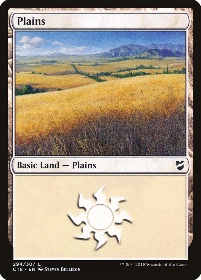 Plains (294) [Commander 2018] - La Boîte Mystère ( The Mystery Box)