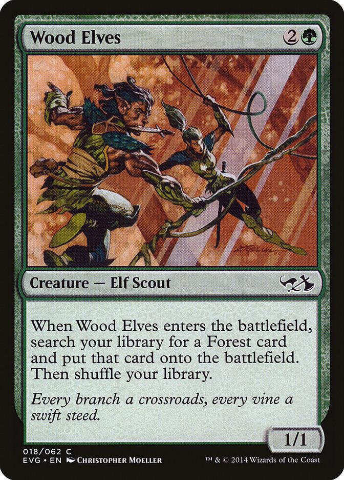 Wood Elves (Elves vs. Goblins) [Duel Decks Anthology] - La Boîte Mystère ( The Mystery Box)