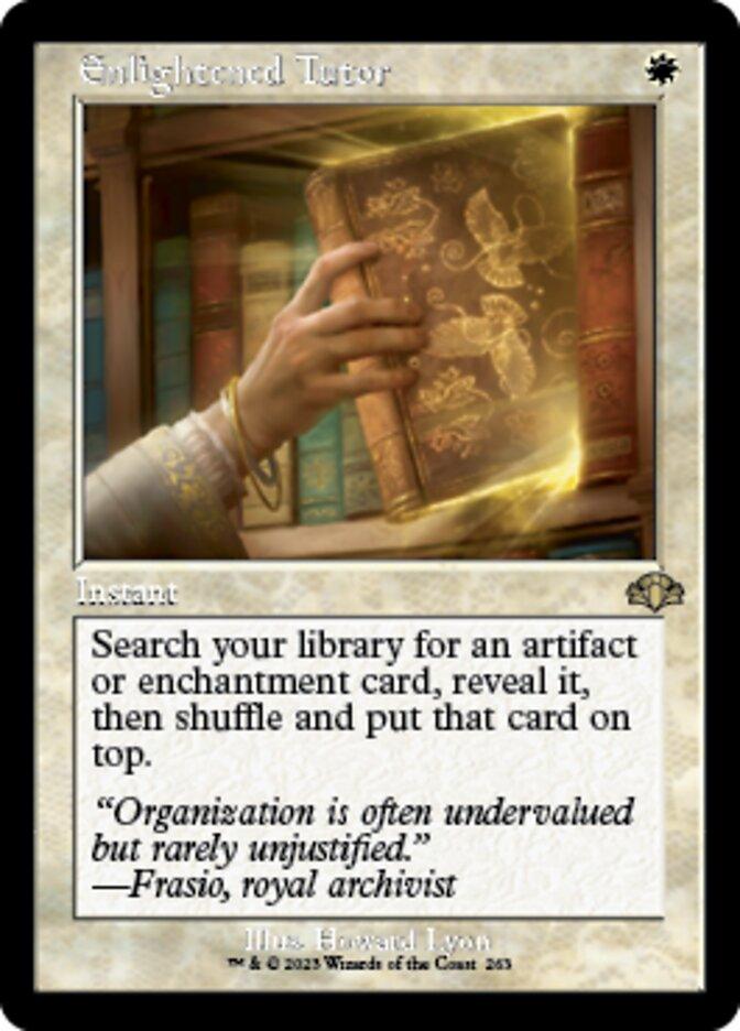 Enlightened Tutor (Retro) [Dominaria Remastered] - La Boîte Mystère ( The Mystery Box)