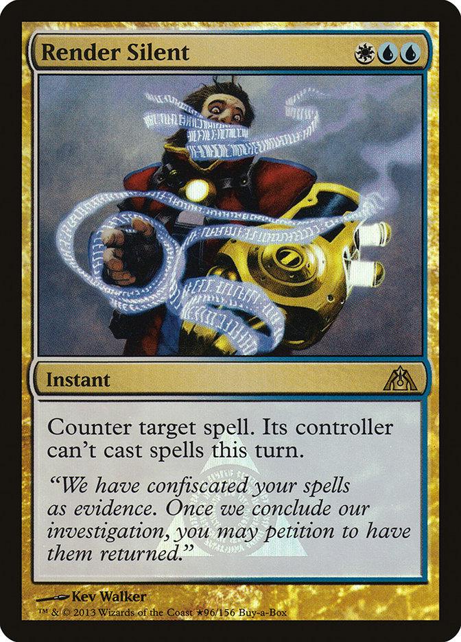 Render Silent (Buy-A-Box) [Dragon's Maze Promos] - La Boîte Mystère ( The Mystery Box)