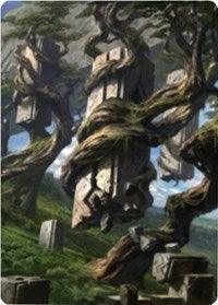 Forest 2 Art Card [Zendikar Rising Art Series] - La Boîte Mystère ( The Mystery Box)