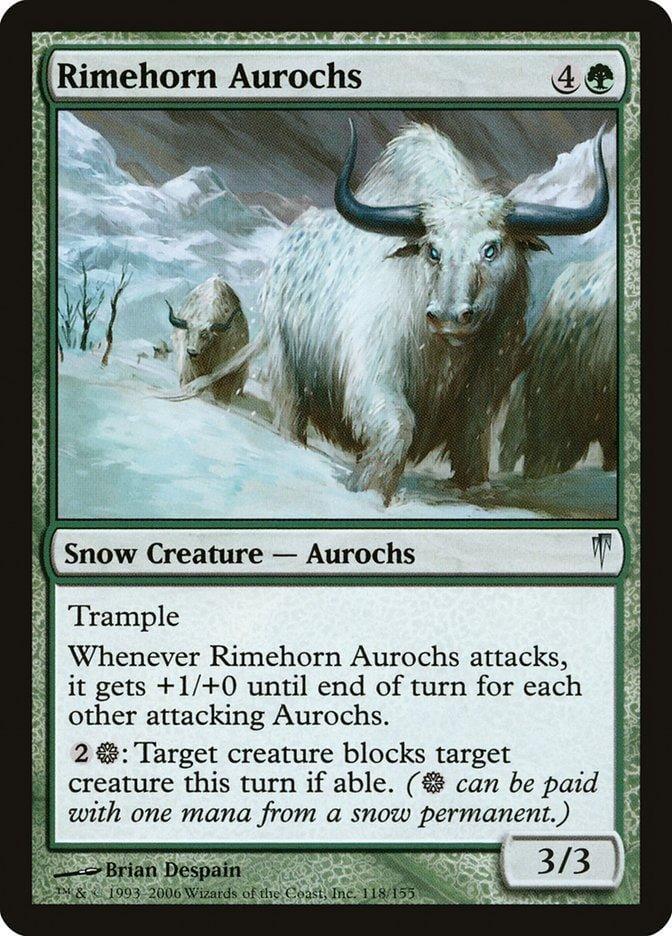 Rimehorn Aurochs [Coldsnap] - La Boîte Mystère ( The Mystery Box)