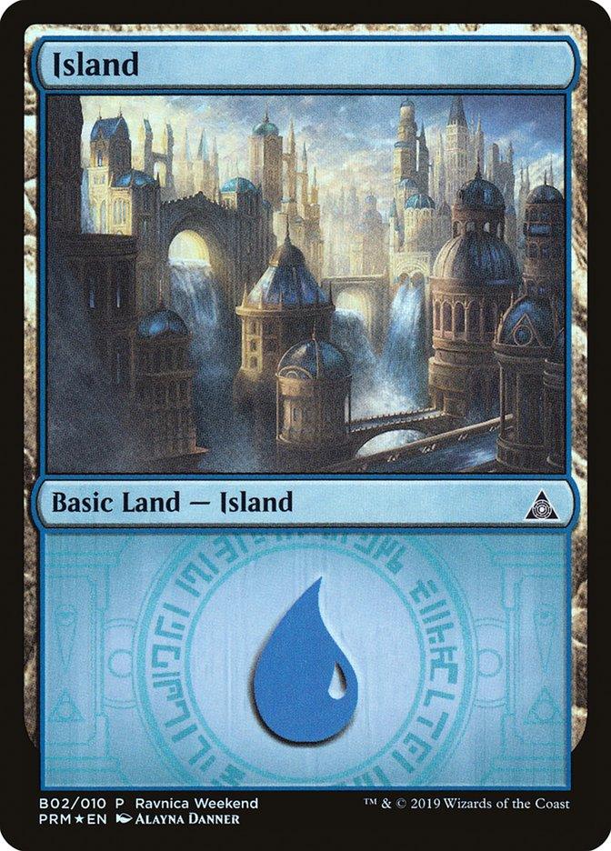Island (B02) [Ravnica Allegiance Guild Kit] - La Boîte Mystère ( The Mystery Box)