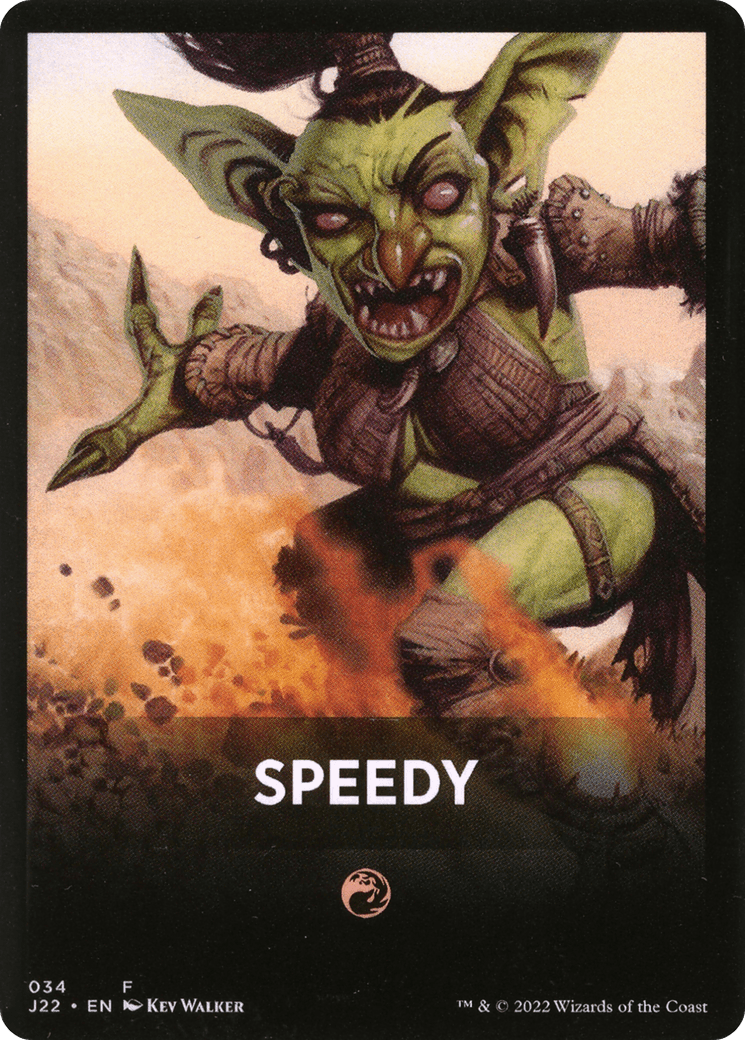 Speedy Theme Card [Jumpstart 2022 Front Cards] - La Boîte Mystère ( The Mystery Box)