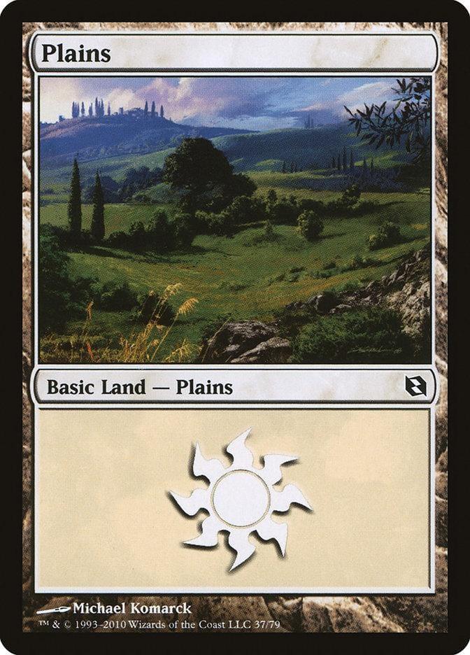 Plains (37) [Duel Decks: Elspeth vs. Tezzeret] - La Boîte Mystère ( The Mystery Box)