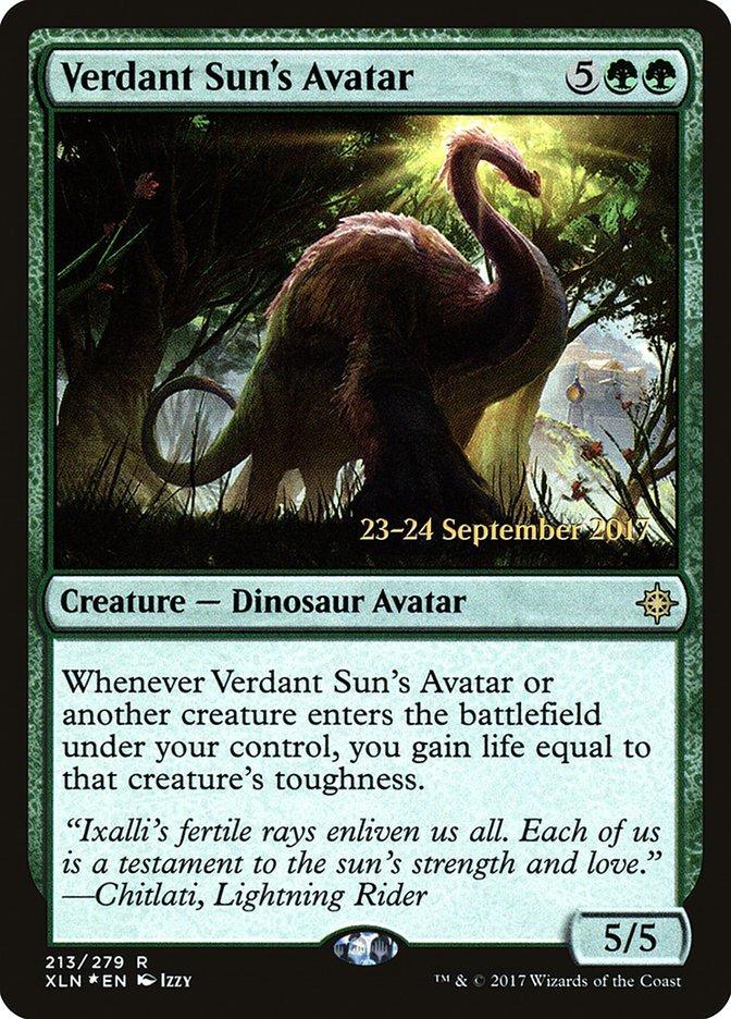 Verdant Sun's Avatar [Ixalan Prerelease Promos] - La Boîte Mystère ( The Mystery Box)