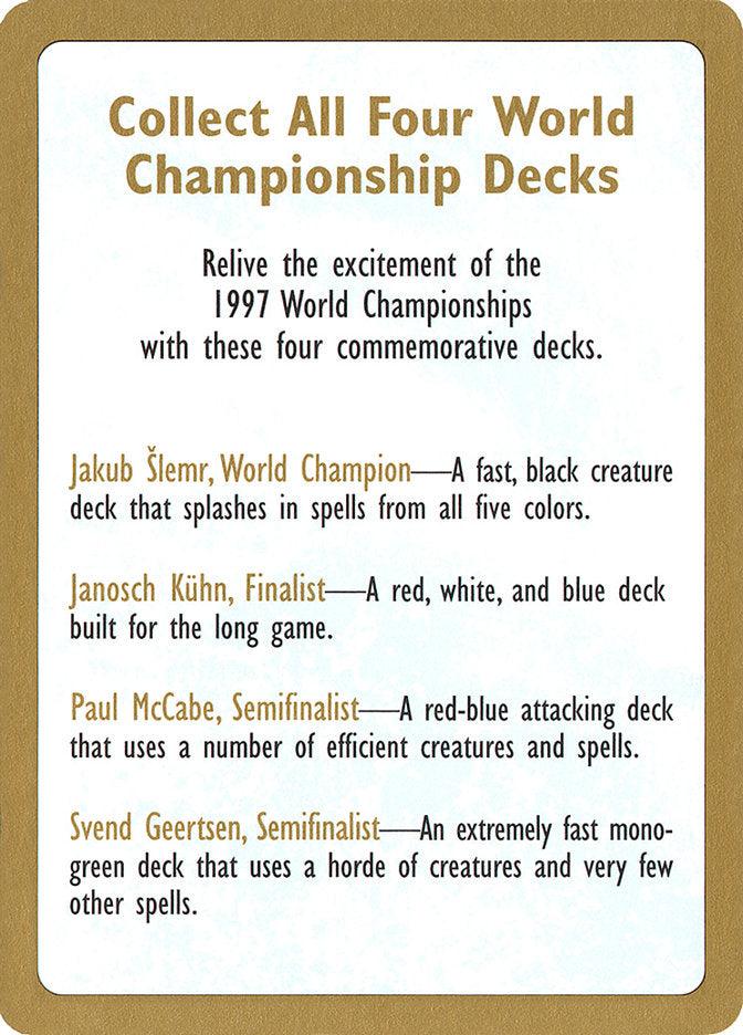 1997 World Championships Ad [World Championship Decks 1997] - La Boîte Mystère ( The Mystery Box)
