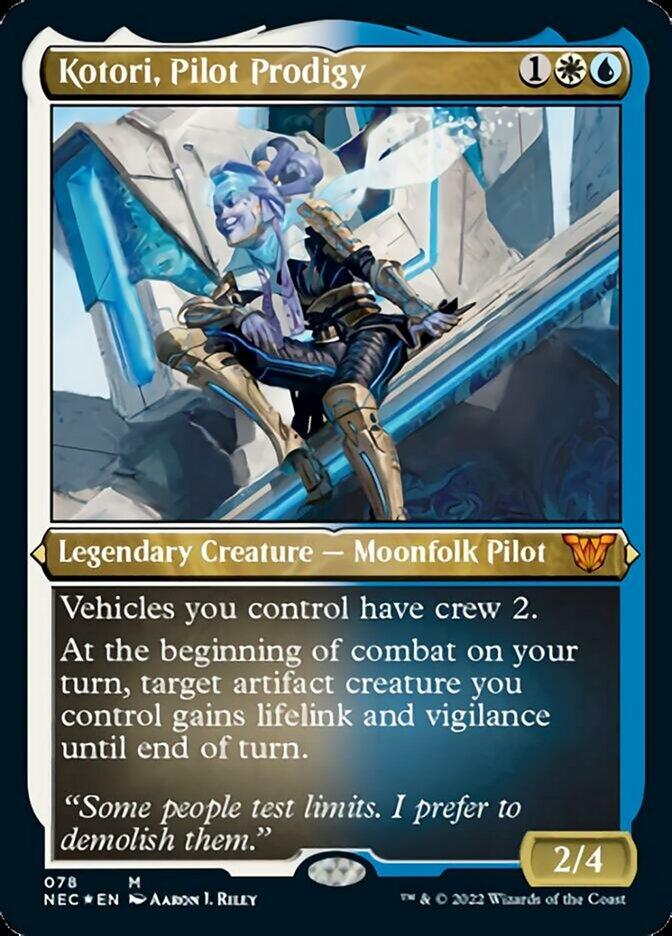 Kotori, Pilot Prodigy (Showcase Display Commander) [Kamigawa: Neon Dynasty Commander] - La Boîte Mystère ( The Mystery Box)